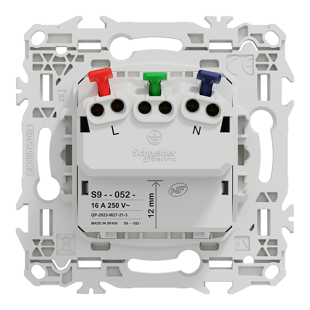Odace lot 108 prises 2P+T affleu. blanc